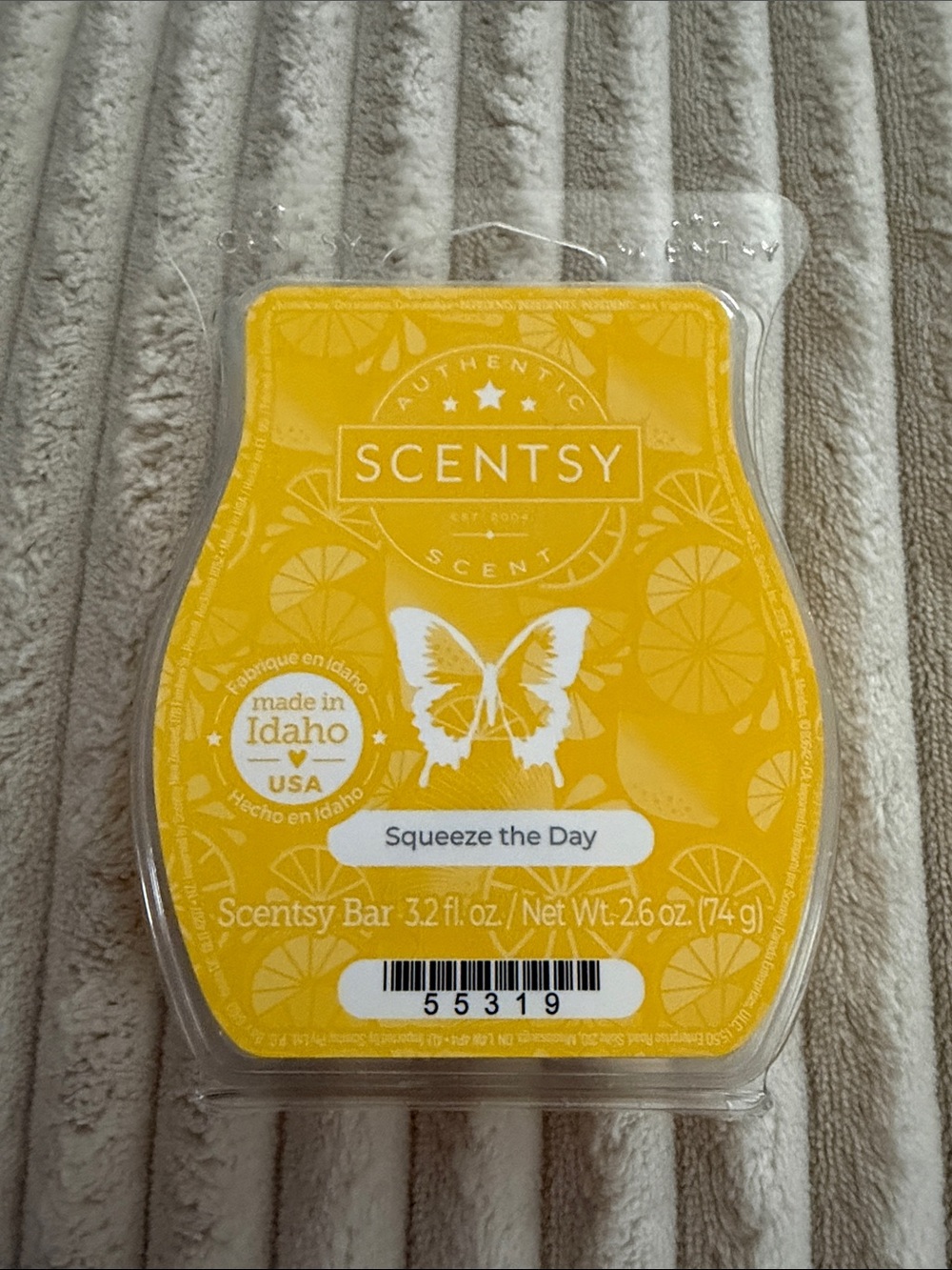 Scentsy Squeeze the Day Wax Bar